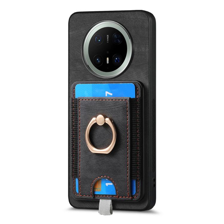 For Huawei Mate 70 Retro Splitable Magnetic Card Bag Leather Phone Case