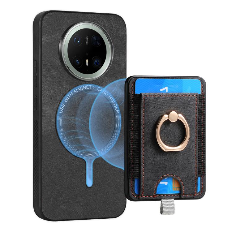 For Huawei Mate 70 Retro Splitable Magnetic Card Bag Leather Phone Case