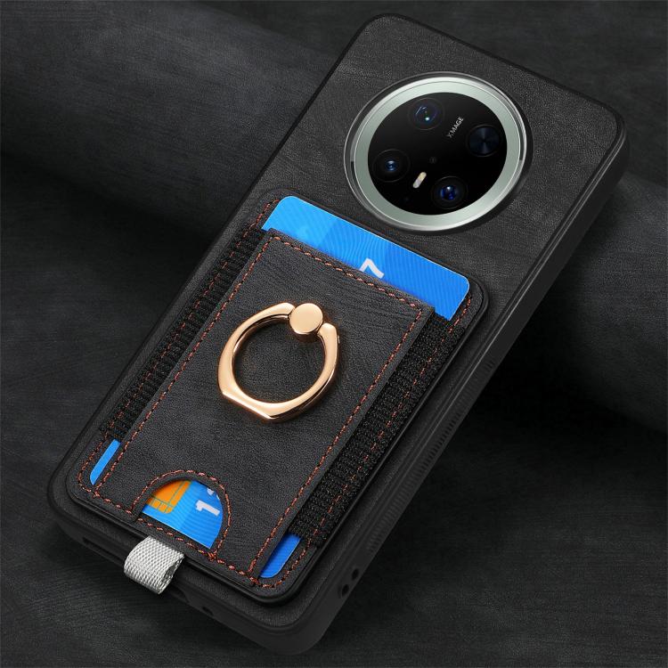 For Huawei Mate 70 Retro Splitable Magnetic Card Bag Leather Phone Case