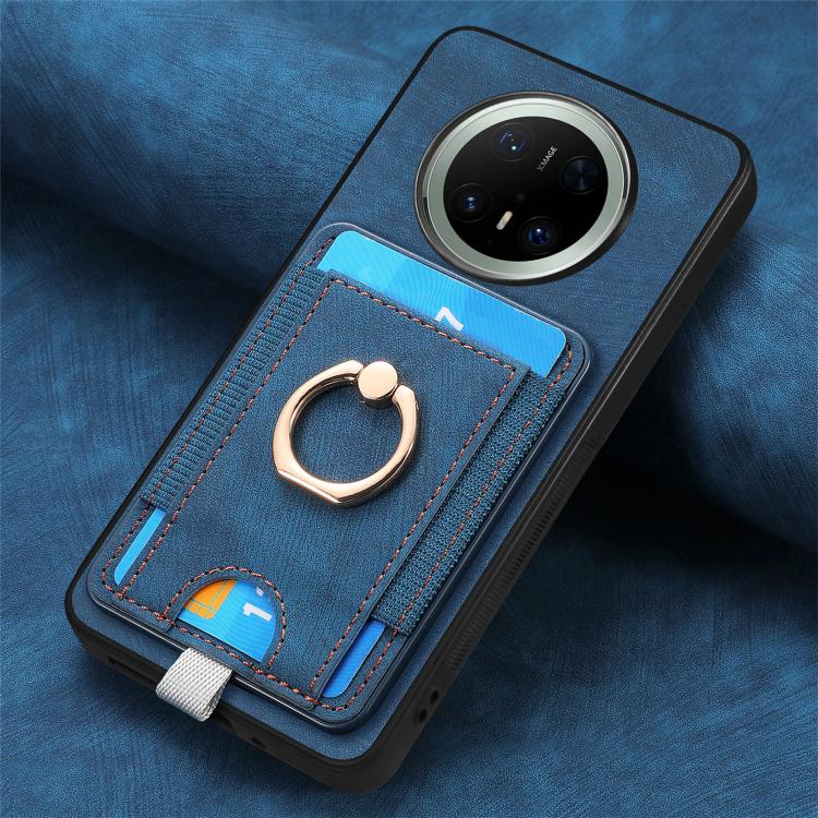 For Huawei Mate 70 Retro Splitable Magnetic Card Bag Leather Phone Case