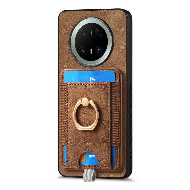 For Huawei Mate 70 Retro Splitable Magnetic Card Bag Leather Phone Case