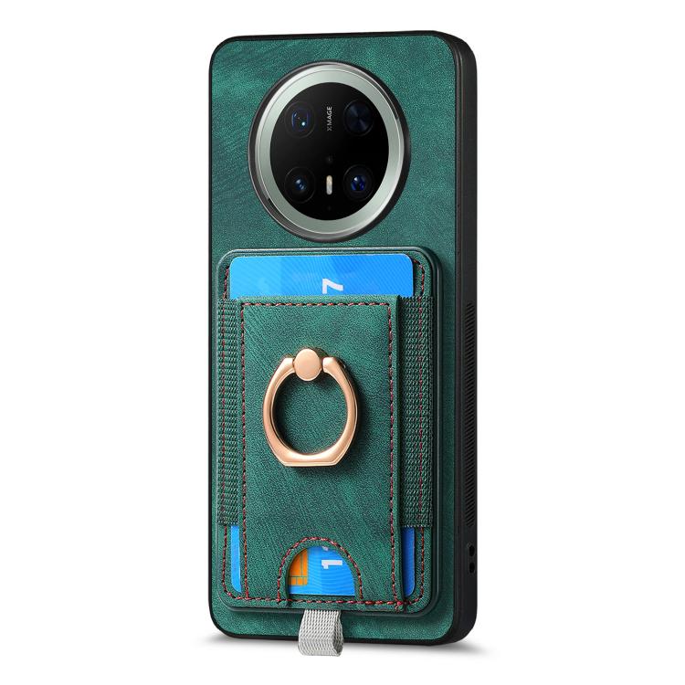 For Huawei Mate 70 Retro Splitable Magnetic Card Bag Leather Phone Case