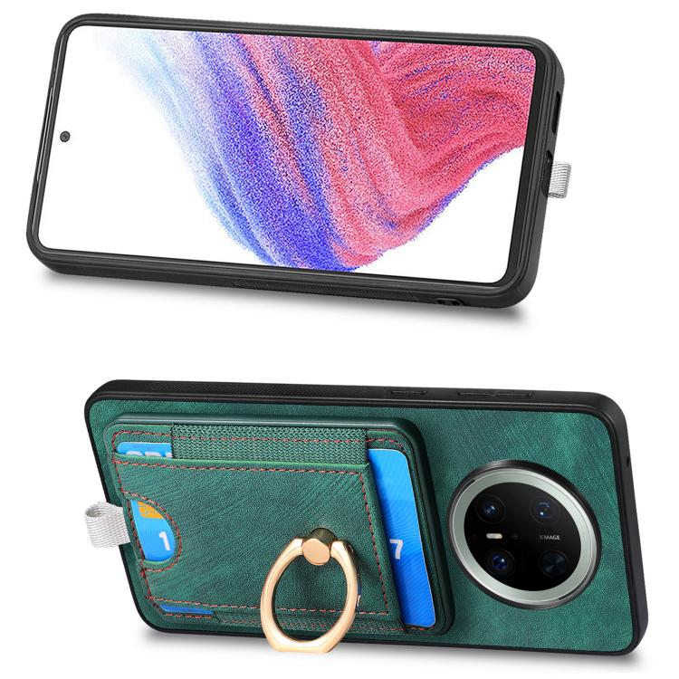 For Huawei Mate 70 Retro Splitable Magnetic Card Bag Leather Phone Case
