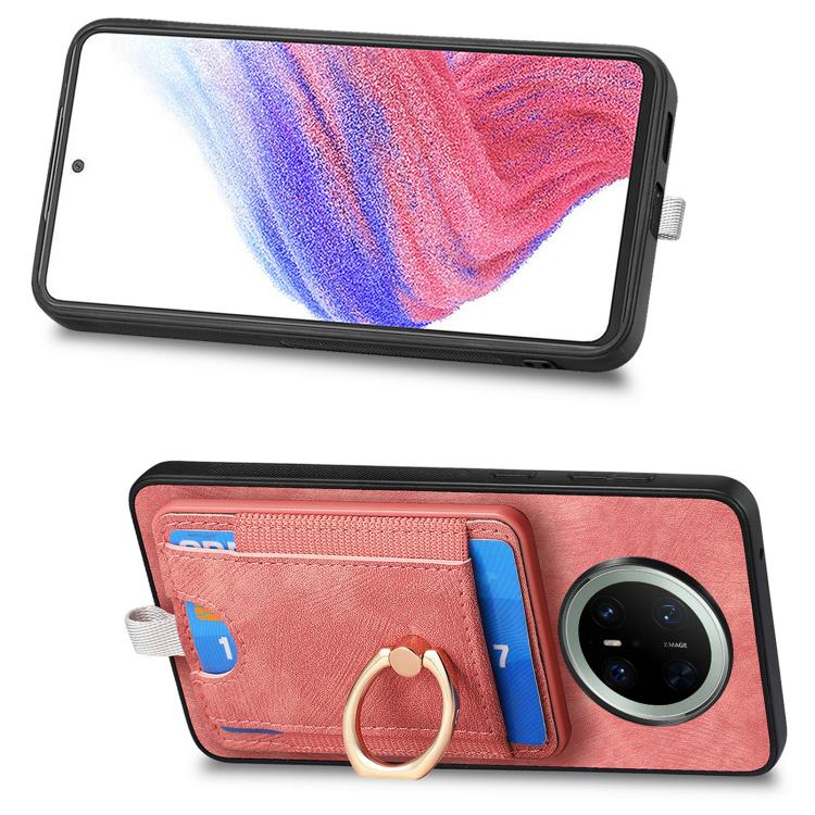 For Huawei Mate 70 Retro Splitable Magnetic Card Bag Leather Phone Case