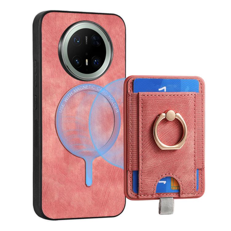 For Huawei Mate 70 Retro Splitable Magnetic Card Bag Leather Phone Case