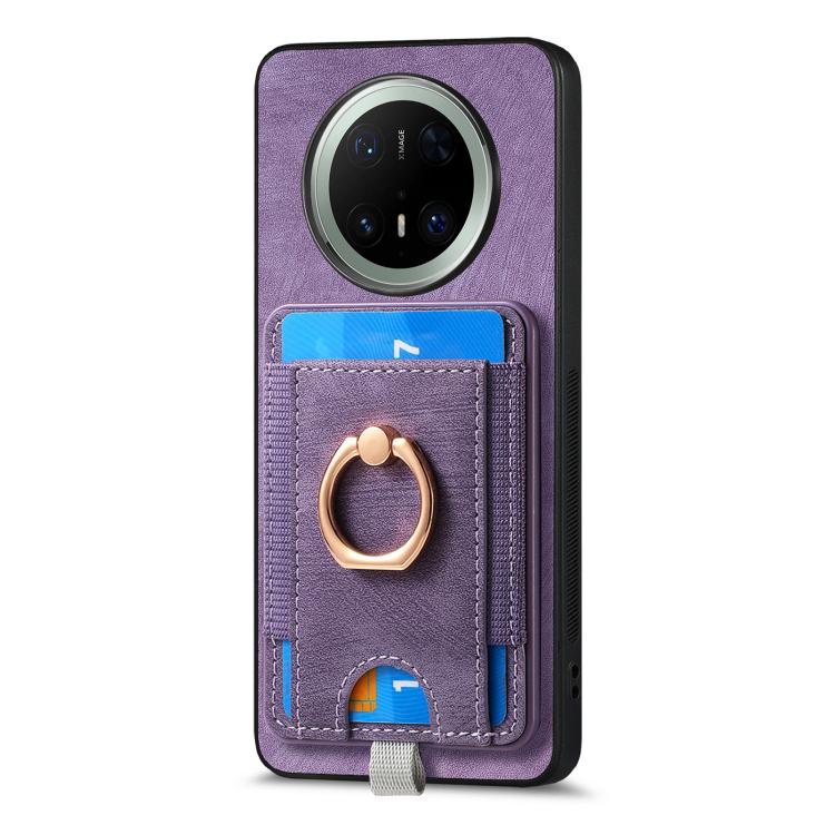For Huawei Mate 70 Retro Splitable Magnetic Card Bag Leather Phone Case