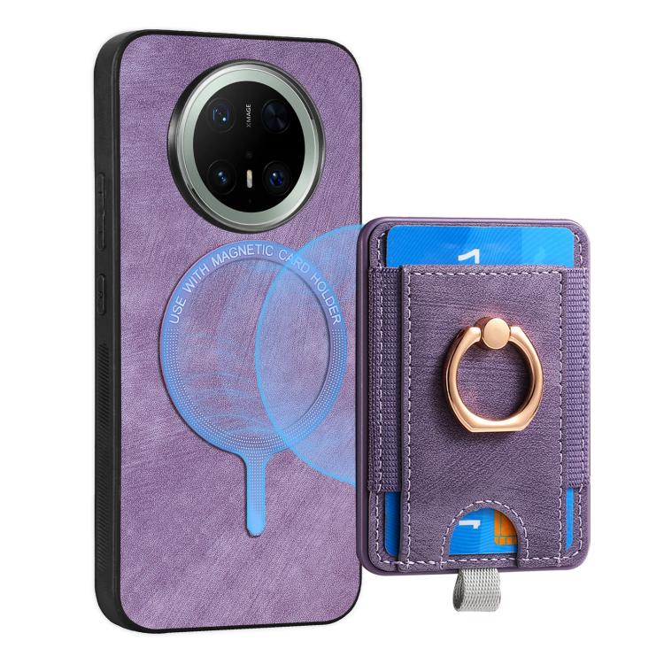 For Huawei Mate 70 Retro Splitable Magnetic Card Bag Leather Phone Case