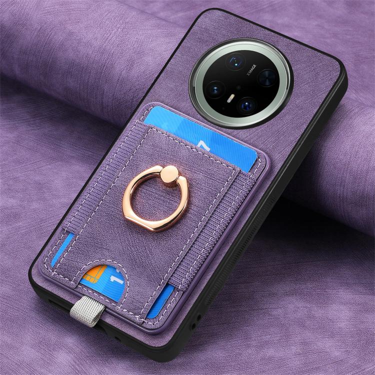 For Huawei Mate 70 Retro Splitable Magnetic Card Bag Leather Phone Case