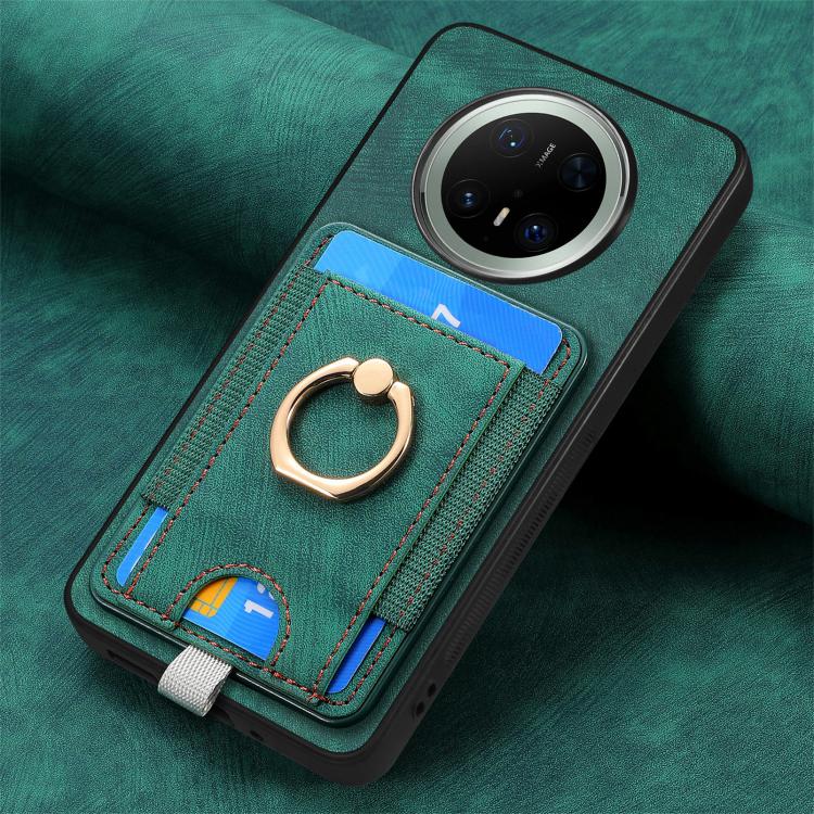 For Huawei Mate 70 Pro Retro Splitable Magnetic Card Bag Leather Phone Case
