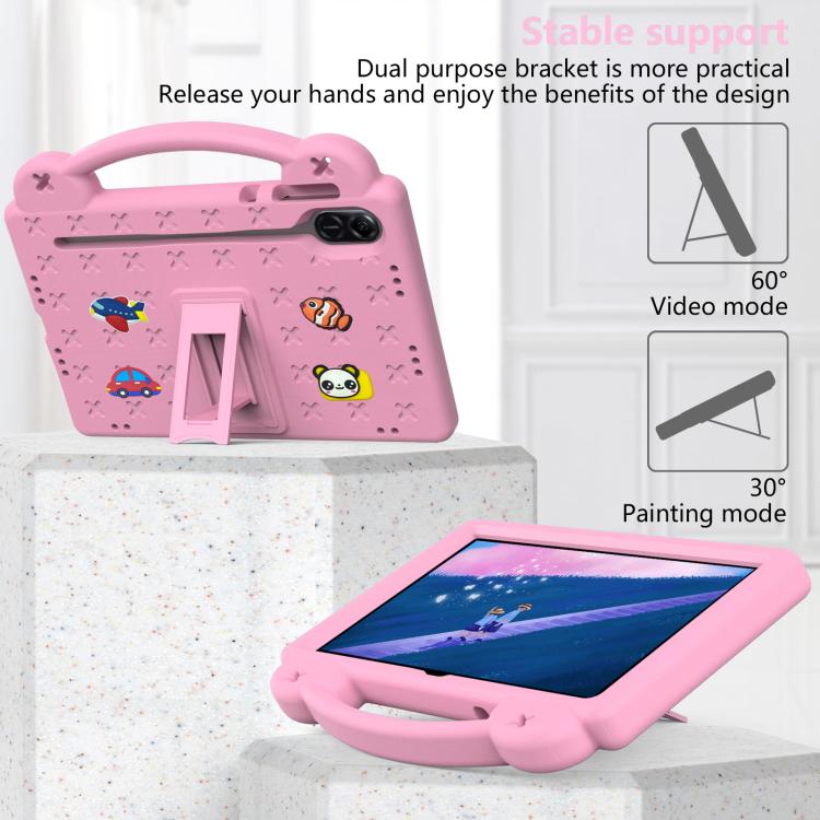 For Honor Pad X9a Handle Kickstand Children EVA Shockproof Tablet Case