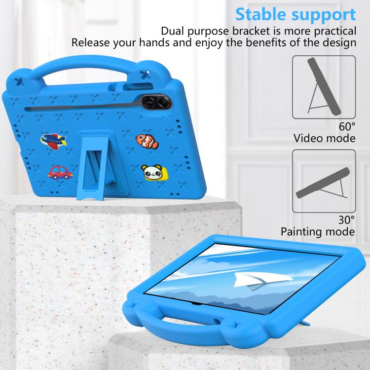 For Honor Pad X9a Handle Kickstand Children EVA Shockproof Tablet Case