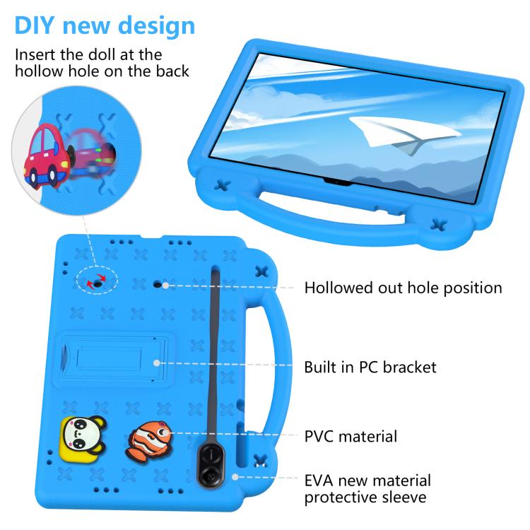 For Honor Pad X9a Handle Kickstand Children EVA Shockproof Tablet Case