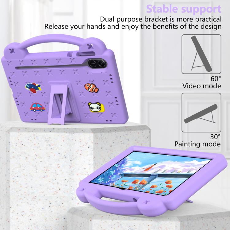 For Honor Pad X9a Handle Kickstand Children EVA Shockproof Tablet Case
