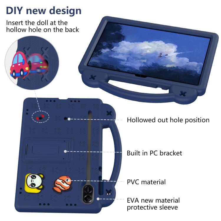 For Honor Pad X9a Handle Kickstand Children EVA Shockproof Tablet Case