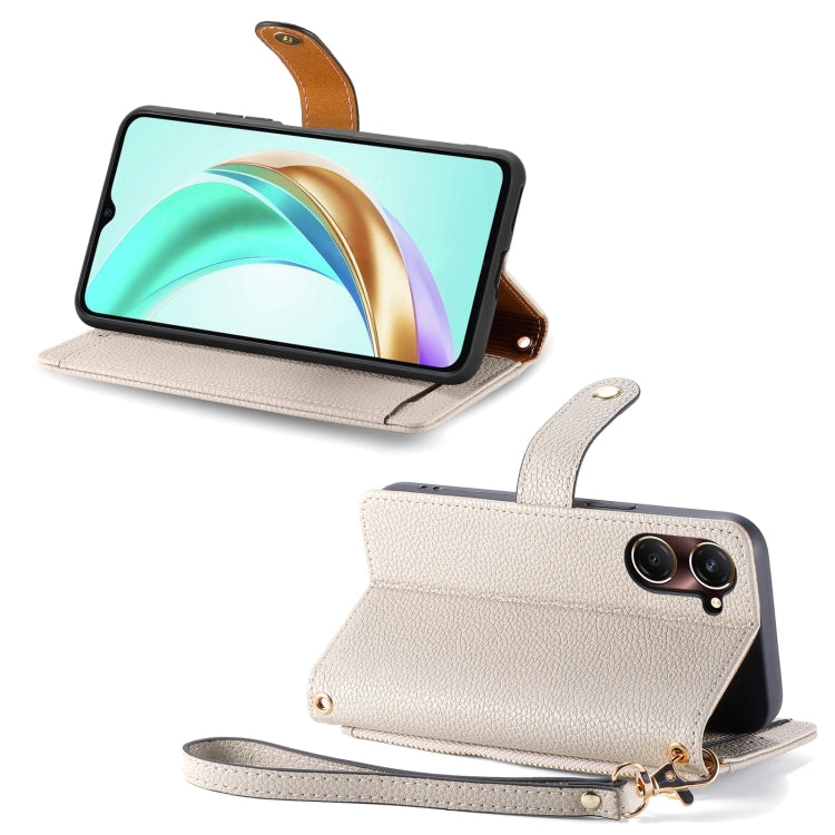 For vivo Y37 Love Zipper Lanyard Leather Phone Case