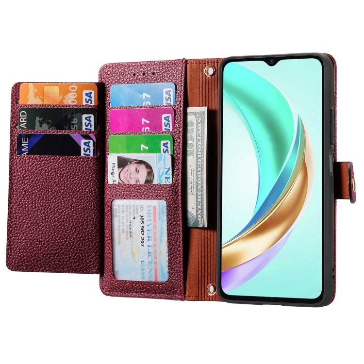 For vivo Y37 Love Zipper Lanyard Leather Phone Case