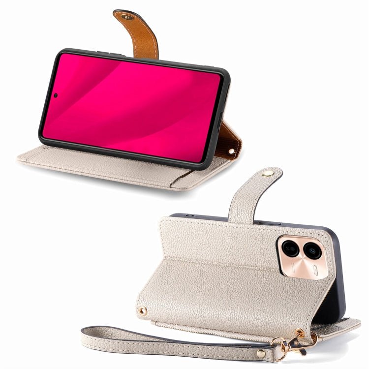 For vivo Y37 Pro Love Zipper Lanyard Leather Phone Case