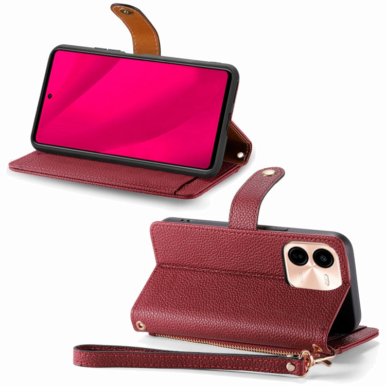 For vivo Y37 Pro Love Zipper Lanyard Leather Phone Case