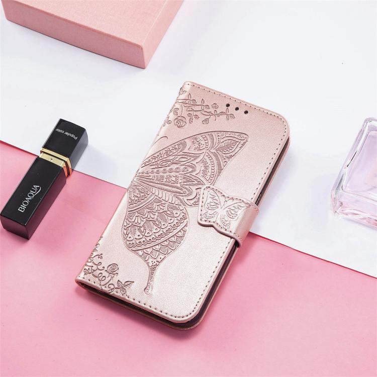 For Google Pixel 9 / 9 Pro Butterfly Love Flower Embossed Leather Phone Case