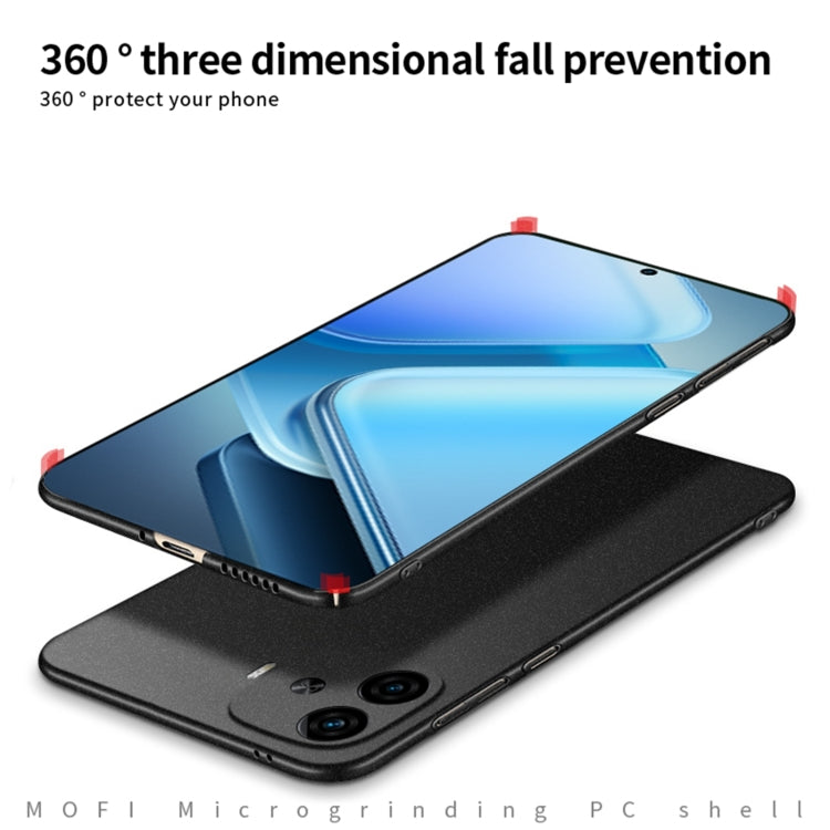 For vivo iQOO Z9 Turbo / iQOO Z9 MOFI Fandun Series Frosted PC Ultra-thin All-inclusive Phone Case