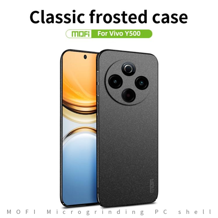 For vivo Y500 MOFI Fandun Series Frosted PC Ultra-thin All-inclusive Phone Case