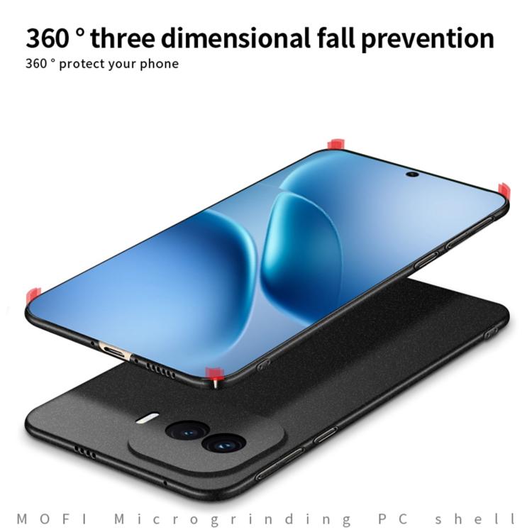 For vivo iQOO Z11 Turbo MOFI Fandun Series Frosted PC Ultra-thin All-inclusive Phone Case