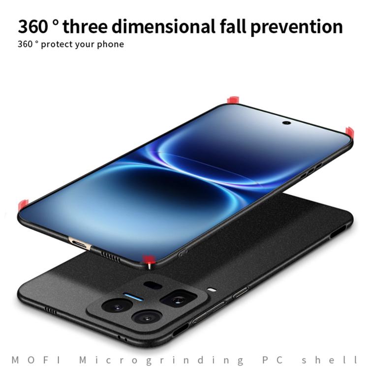 For vivo iQOO 15 Ultra MOFI Fandun Series Frosted PC Ultra-thin All-inclusive Phone Case