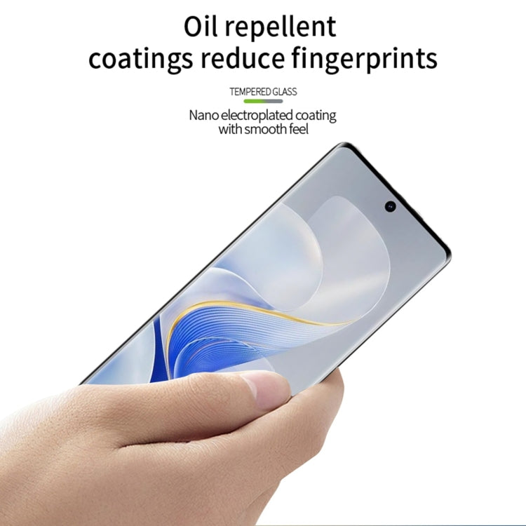 For vivo S19 Pro PINWUYO 9H 3D Hot Bending Tempered Glass Film - Black