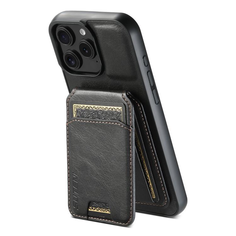 For iPhone 17e / 16e Suteni H02 Leather Wallet Stand Back Phone Case
