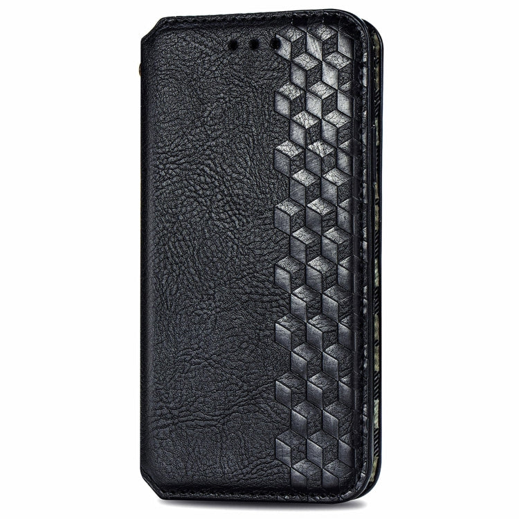ForTecno Spark 20 Pro Cubic Grid Pressed Magnetic Leather Phone Case