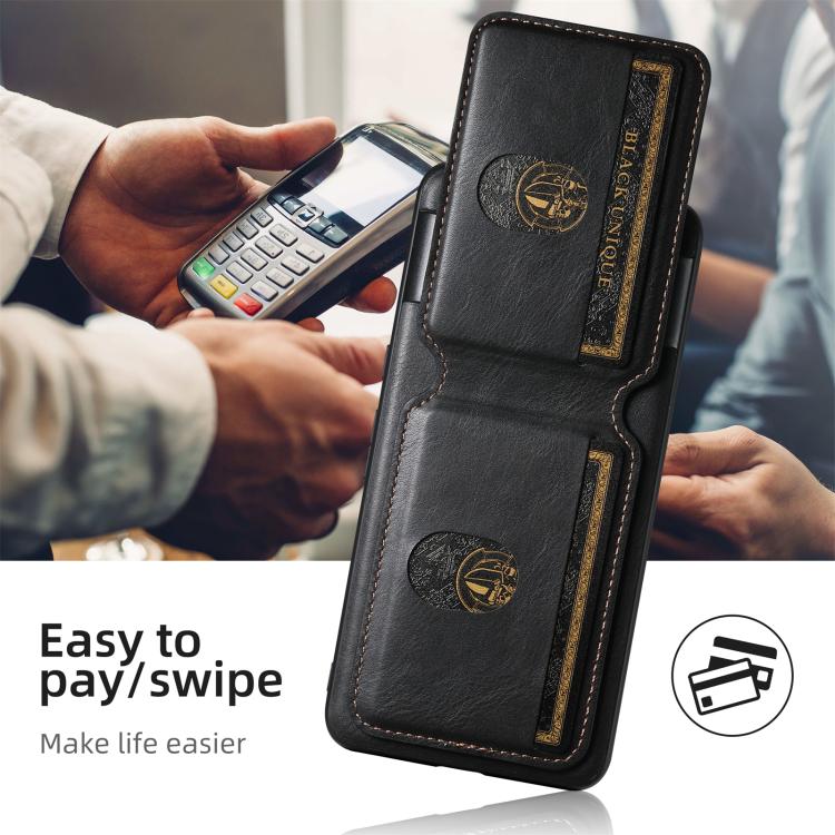 For Google Pixel 9 Suteni H02 Leather Wallet Stand Back Phone Case
