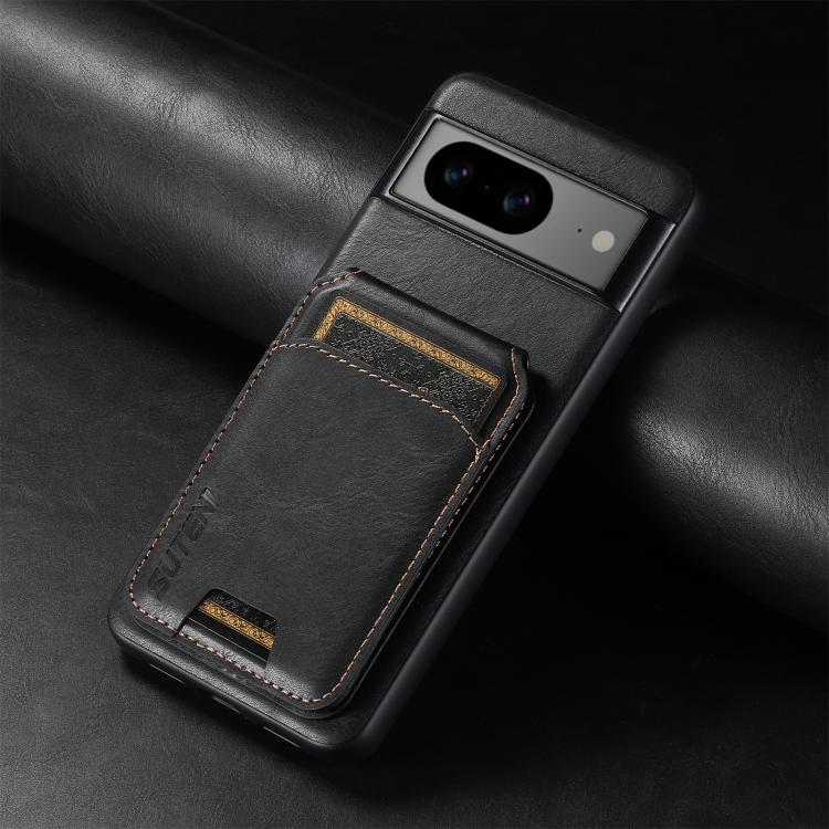 For Google Pixel 10 Suteni H02 Leather Wallet Stand Back Phone Case