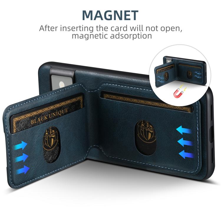 For Google Pixel 10 Pro Suteni H02 Leather Wallet Stand Back Phone Case