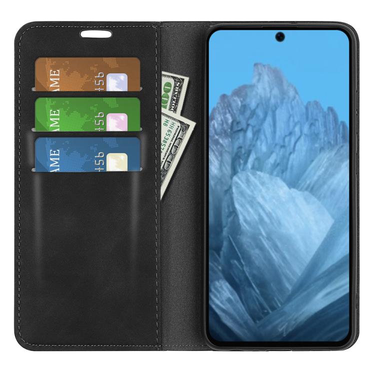 For Google Pixel 9 / 9 Pro Retro-skin Magnetic Suction Leather Phone Case
