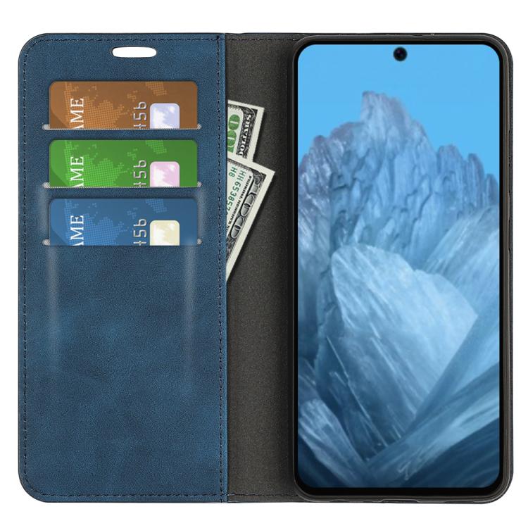 For Google Pixel 9 / 9 Pro Retro-skin Magnetic Suction Leather Phone Case