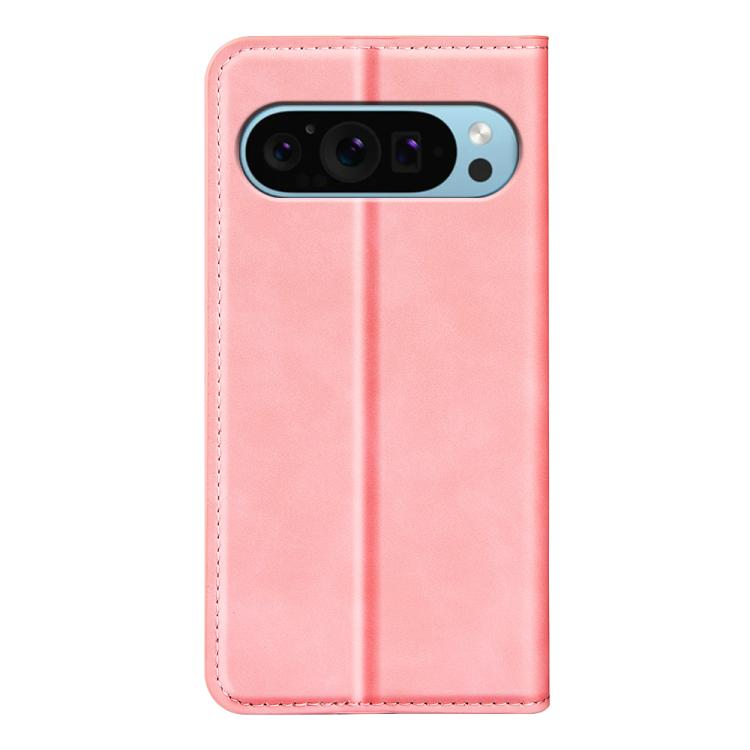 For Google Pixel 9 / 9 Pro Retro-skin Magnetic Suction Leather Phone Case