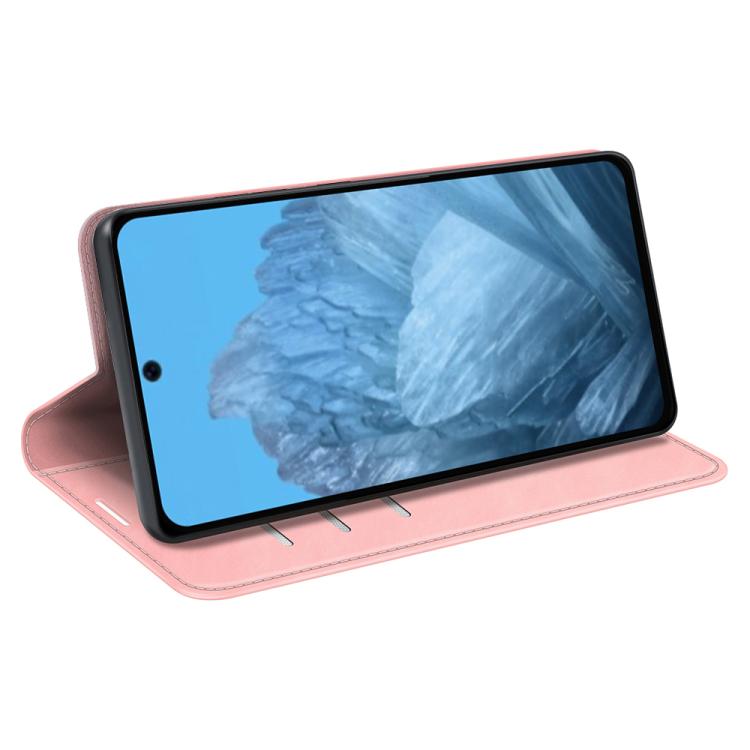For Google Pixel 9 / 9 Pro Retro-skin Magnetic Suction Leather Phone Case