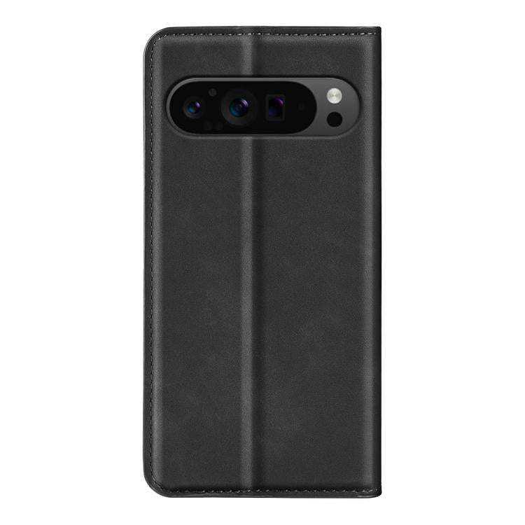 For Google Pixel 9 Pro XL Retro-skin Magnetic Suction Leather Phone Case