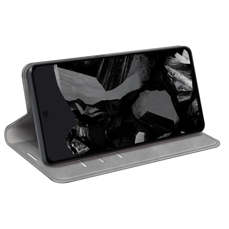For Google Pixel 9 Pro XL Retro-skin Magnetic Suction Leather Phone Case