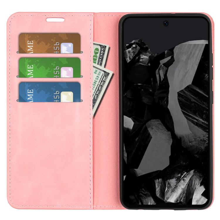 For Google Pixel 9 Pro XL Retro-skin Magnetic Suction Leather Phone Case