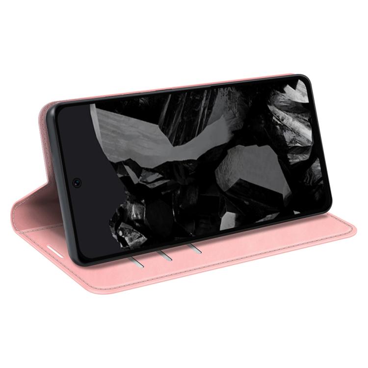 For Google Pixel 9 Pro XL Retro-skin Magnetic Suction Leather Phone Case