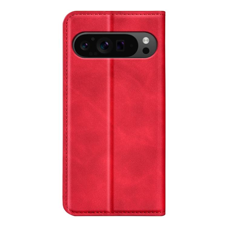 For Google Pixel 9 Pro XL Retro-skin Magnetic Suction Leather Phone Case