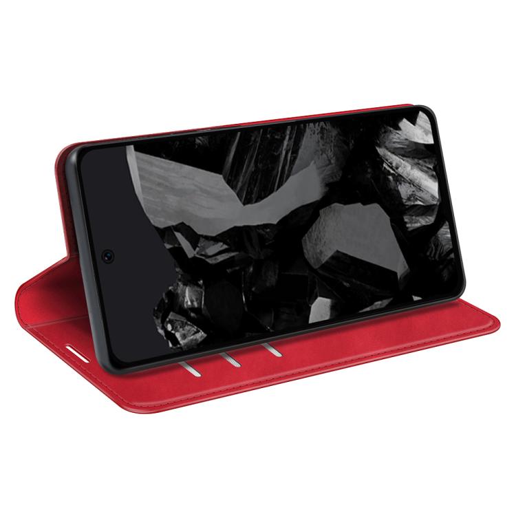 For Google Pixel 9 Pro XL Retro-skin Magnetic Suction Leather Phone Case
