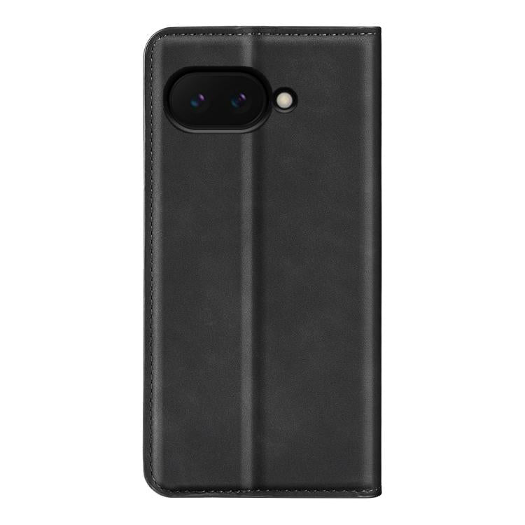For Google Pixel 9a Retro-skin Magnetic Suction Leather Phone Case