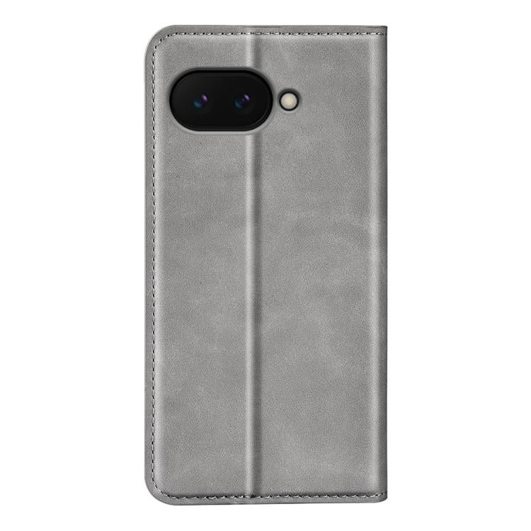 For Google Pixel 9a Retro-skin Magnetic Suction Leather Phone Case