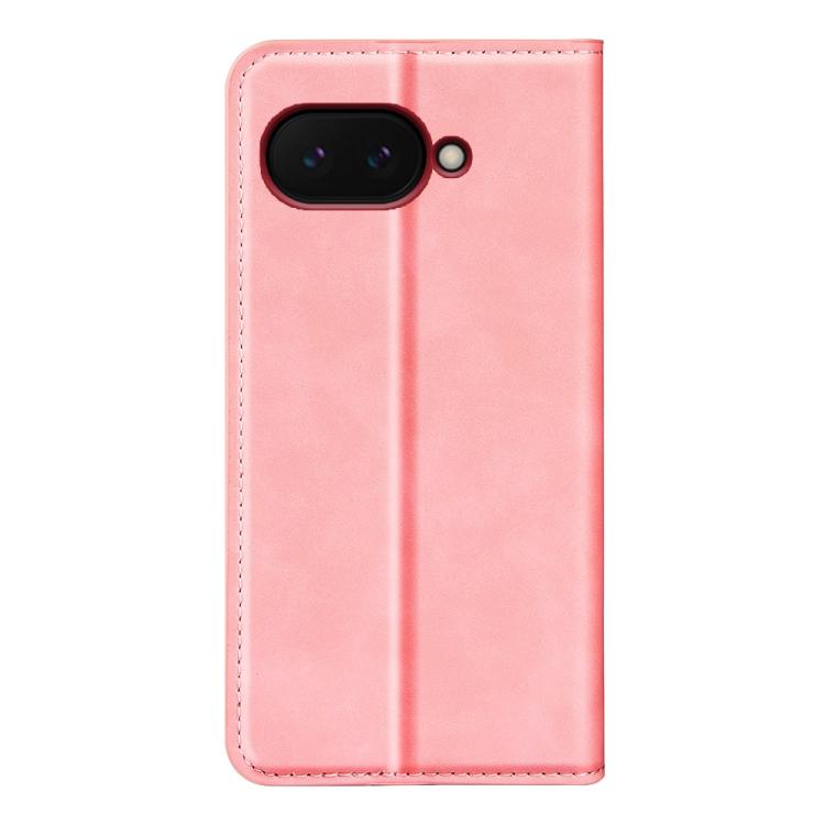 For Google Pixel 9a Retro-skin Magnetic Suction Leather Phone Case
