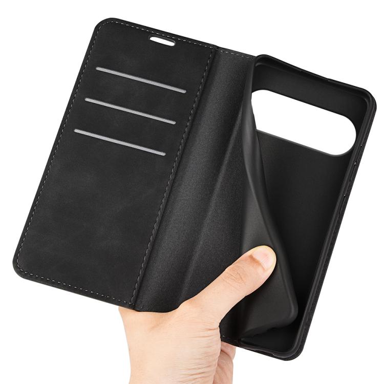 For Google Pixel 10 / 10 Pro Retro-skin Magnetic Suction Leather Phone Case