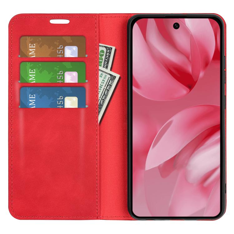 For Google Pixel 10 / 10 Pro Retro-skin Magnetic Suction Leather Phone Case