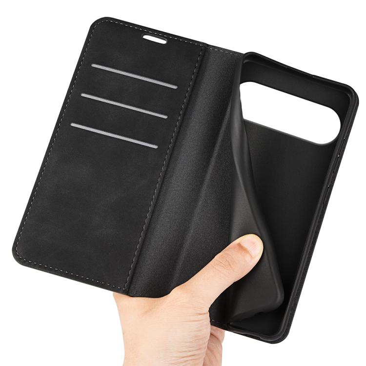 For Google Pixel 10 Pro XL Retro-skin Magnetic Suction Leather Phone Case