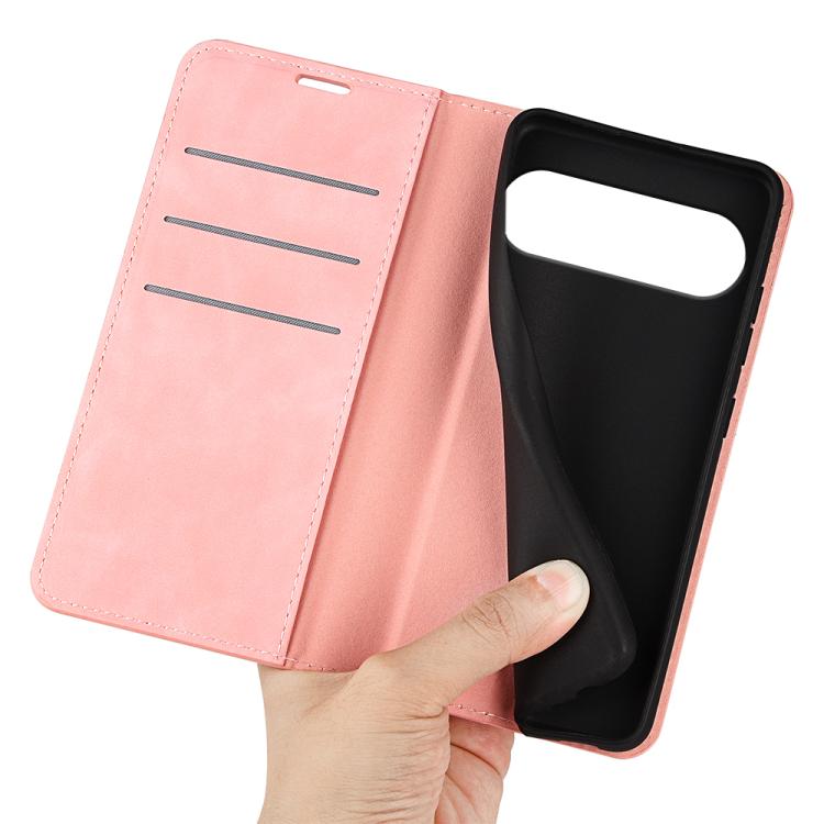 For Google Pixel 10 Pro XL Retro-skin Magnetic Suction Leather Phone Case